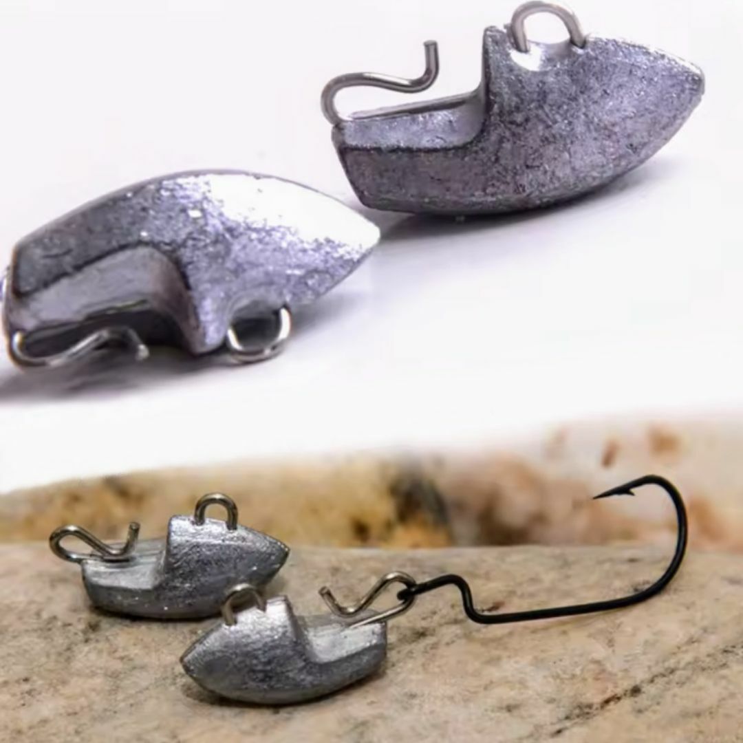 ジョイントシンカー10g 20個 ジグヘッド 根魚 チニング ワーム オモリ スポーツ/アウトドアのフィッシング(ルアー用品)の商品写真