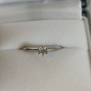 ティファニー(Tiffany & Co.)のティファニーセッティングダイヤリング 　プラチナ(リング(指輪))