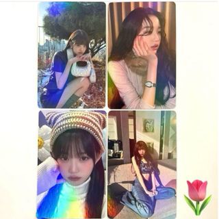 アイヴ(IVE)のIVE アイブ　ウォニョン　虹光トレカ4枚　8(K-POP/アジア)
