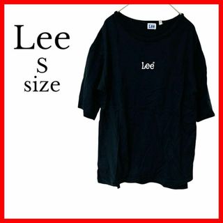 リー(Lee)の【Lee】美品 半袖Tシャツ ブラック サイズ155 Sサイズ ロゴ シンプル(Tシャツ(半袖/袖なし))