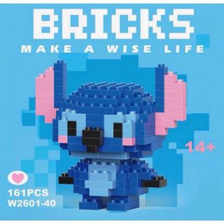 ディズニー(Disney)の【人気商品‼️】フィギュア ディズニー ナノブロック スティッチ(キャラクターグッズ)