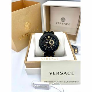 ヴェルサーチ(VERSACE)の未使用近い VERSACE ヴェルサーチ VEBV00619 メンズ腕時計(腕時計(アナログ))