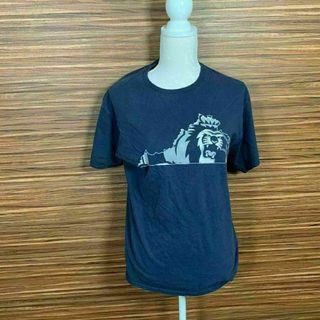 チャンピオン(Champion)のチャンピオン Tシャツ Mサイズ 紺色 ネイビー 半袖 プリント(Tシャツ/カットソー(半袖/袖なし))