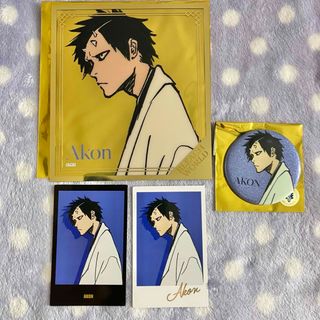 BLEACH WORLD クリアミニ色紙 フォト風シート 缶バッジ 阿近(キャラクターグッズ)