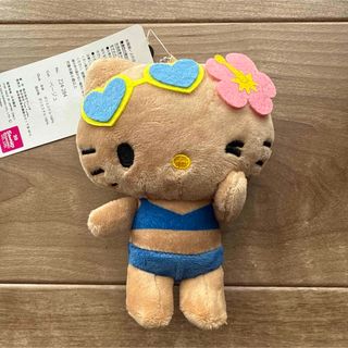 50周年　ハローキティ　日焼け　水着　マスコットチャーム　アベイル(キャラクターグッズ)
