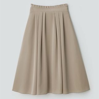 フォクシー(FOXEY)の【美品】FOXEY NEW YORK 撥水プリーツスカート 38サイズ(ひざ丈スカート)