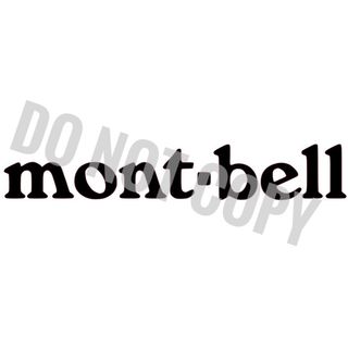 ⑥③ 送料無料 白　mont-bell モンベル　カッティングシール(車外アクセサリ)