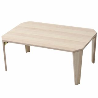 山善(YAMAZEN) ローテーブル 折りたたみ 幅75×奥行50×高さ32cm(その他)