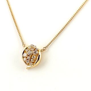 メレダイヤ デザインネックレス K18 【中古】(ネックレス)