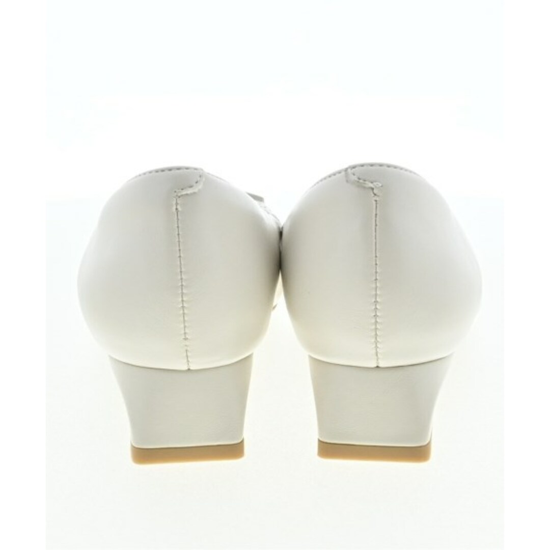 green label relaxing パンプス 23cm 白 【古着】【中古】【送料