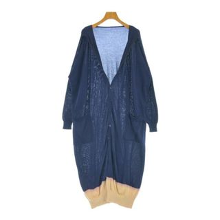 リミフゥ(LIMI feu)のLIMI feu リミフー カーディガン S 青 【古着】【中古】【送料無料】(カーディガン)