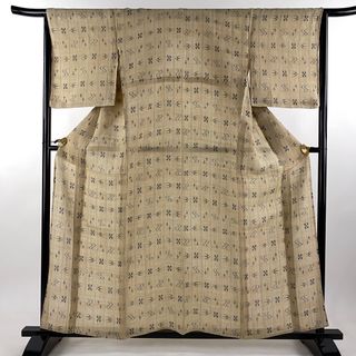 紬 身丈157cm 裄丈65.5cm 正絹 逸品 【中古】(着物)