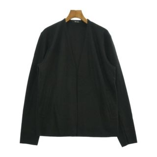 Revenir リブニール カーディガン M 黒 【古着】【中古】【送料無料】(カーディガン)