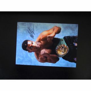A4 額付き ポスター Mike Tyson マイクタイソン WBC ベルト(フォトフレーム)