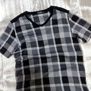 ブラックレーベルクレストブリッジ(BLACK LABEL CRESTBRIDGE)のBURBERRY　ブラックレーベル　クレストブリッジ　Tシャツ　ノバチェック　M(Tシャツ/カットソー(半袖/袖なし))