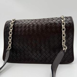 ボッテガヴェネタ(BOTTEGA VENETA)の【良品・タグ付き】ボッテガヴェネタ　イントレチャート チェーン　ショルダーバッグ(ショルダーバッグ)