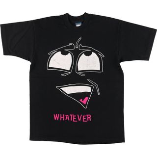 古着 90年代 プリントTシャツ USA製 メンズL相当 ヴィンテージ シングルステッチ /eaa559577(Tシャツ/カットソー(半袖/袖なし))
