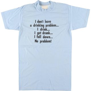 古着 90年代 メッセージプリントTシャツ メンズS相当 ヴィンテージ /eaa559578(Tシャツ/カットソー(半袖/袖なし))