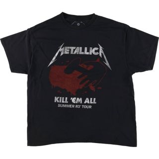古着 METALLICA メタリカ バンドTシャツ バンT メンズXL相当 /eaa560056(Tシャツ/カットソー(半袖/袖なし))