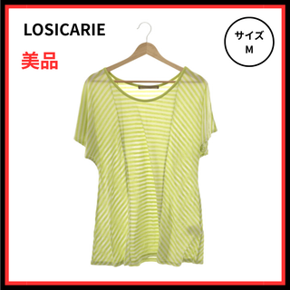 ロシカリエ(LOSICARIE)の【美品】LOSICARIE  Tシャツ クルーネック レディース ボーダー 2(Tシャツ(半袖/袖なし))