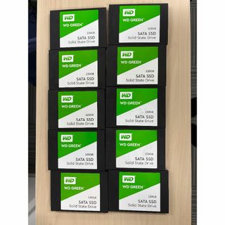 SATA SSD 128GB 10台 セット WD GREEN 中古(PCパーツ)