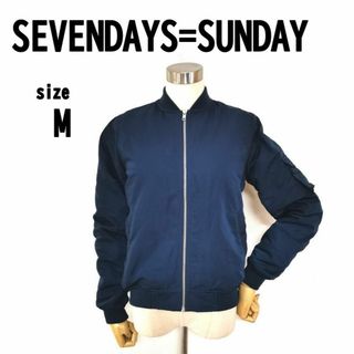 【M】SEVENDAYS=SUNDAY レディース 中綿入り ブルゾン コート(ブルゾン)