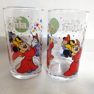 USED　Enjoy FANTA／マジックグラス x 2(グラス/カップ)