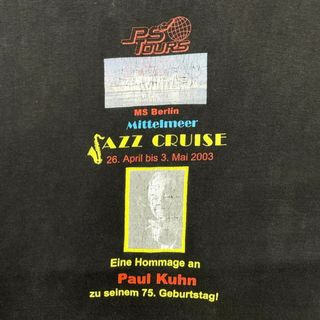 00年代 Paul Kuhn JAZZ ジャズ プリントTシャツ メンズ2XL(Tシャツ/カットソー(半袖/袖なし))