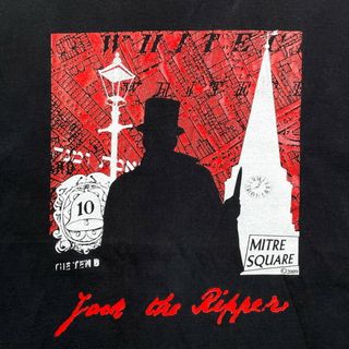 00年代 Jack The Ripper ジャック ザ リッパー 切り裂きジャック プリントTシャツ メンズM(Tシャツ/カットソー(半袖/袖なし))