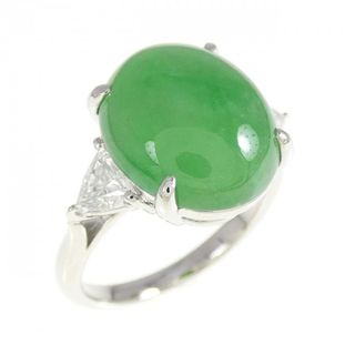 PT900 ヒスイ リング 7.27CT(リング(指輪))