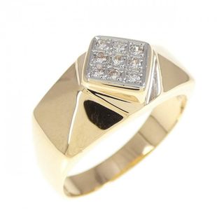 K18YG/PT900 ダイヤモンド リング 0.08CT(リング(指輪))