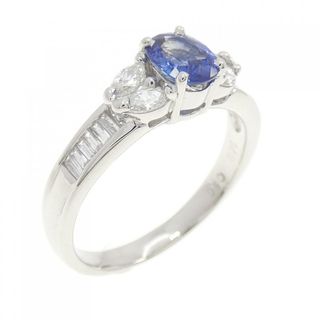 PT900 サファイヤ リング 0.76CT(リング(指輪))