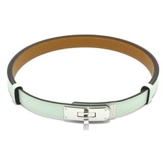 エルメス(HERMES)のHERMES(エルメス) ベルト美品  ケリー18 ヴェールペパーミント シルバー金具(ベルト)