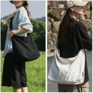 ニュースペーパーバッグ 新品 ショルダーバック  ヴィンテージ 無地 マザーズ(トートバッグ)