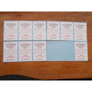 東急百貨店　お買物優待券　１０枚セット　１１月３０日迄(その他)