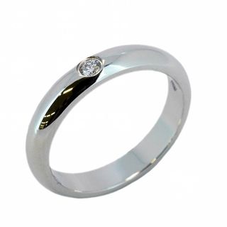 カルティエ(Cartier)の【5jfb0363】カルティエ リング クラシックウェンディング 1PD Pt950 プラチナ ダイヤモンド ＃51【中古】レディース(リング(指輪))