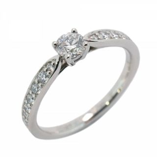 ティファニー(Tiffany & Co.)の【5jfb0364】ティファニー リング ハーモニー ハーフエタニティ Pt950 プラチナ ダイヤモンド 8号【中古】レディース(リング(指輪))