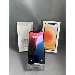 アイフォーン(iPhone)の美品 国内版 SIMフリー iPhone12 128GB ホワイト色(スマートフォン本体)