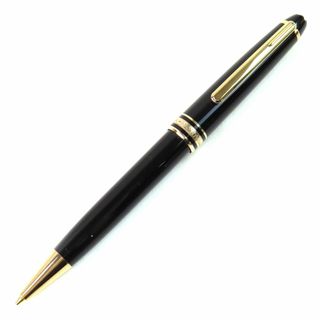 モンブラン(MONTBLANC)の美品△MONTBLANC モンブラン マイスターシュテュック クラシック ホワイトスター シャープペンシル ブラック ゴールド ドイツ製 メンズ(ペン/マーカー)