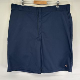 ディッキーズ(Dickies)の古着 ディッキーズ Dickies ショートパンツ ワーク ショート ハーフ ワンポイントロゴ カーゴ 半ズボン 短パン w44  ネイビー メンズ(ショートパンツ)