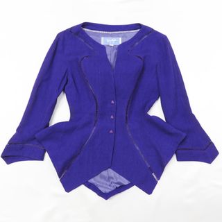 ティエリーミュグレー(Thierry Mugler)の80s 90s ティエリーミュグレー オープンワーク レース スーツ(スーツ)