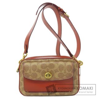 コーチ(COACH)のCOACH コーチ C0694 シグネチャー ショルダーバッグ PVC レディース [中古](ショルダーバッグ)