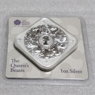 ロイヤルミント クイーンズビースト コンプリーター 純銀 バー ブリスターパック(金属工芸)