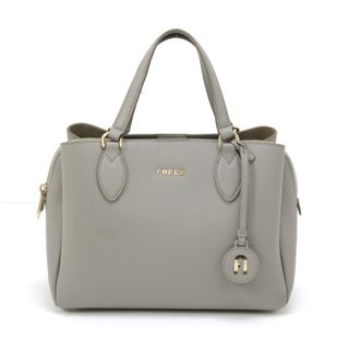 フルラ(FURLA)の$$ FURLA フルラ 2WAYハンドバッグ ストラップ付 ライトグレー(ハンドバッグ)