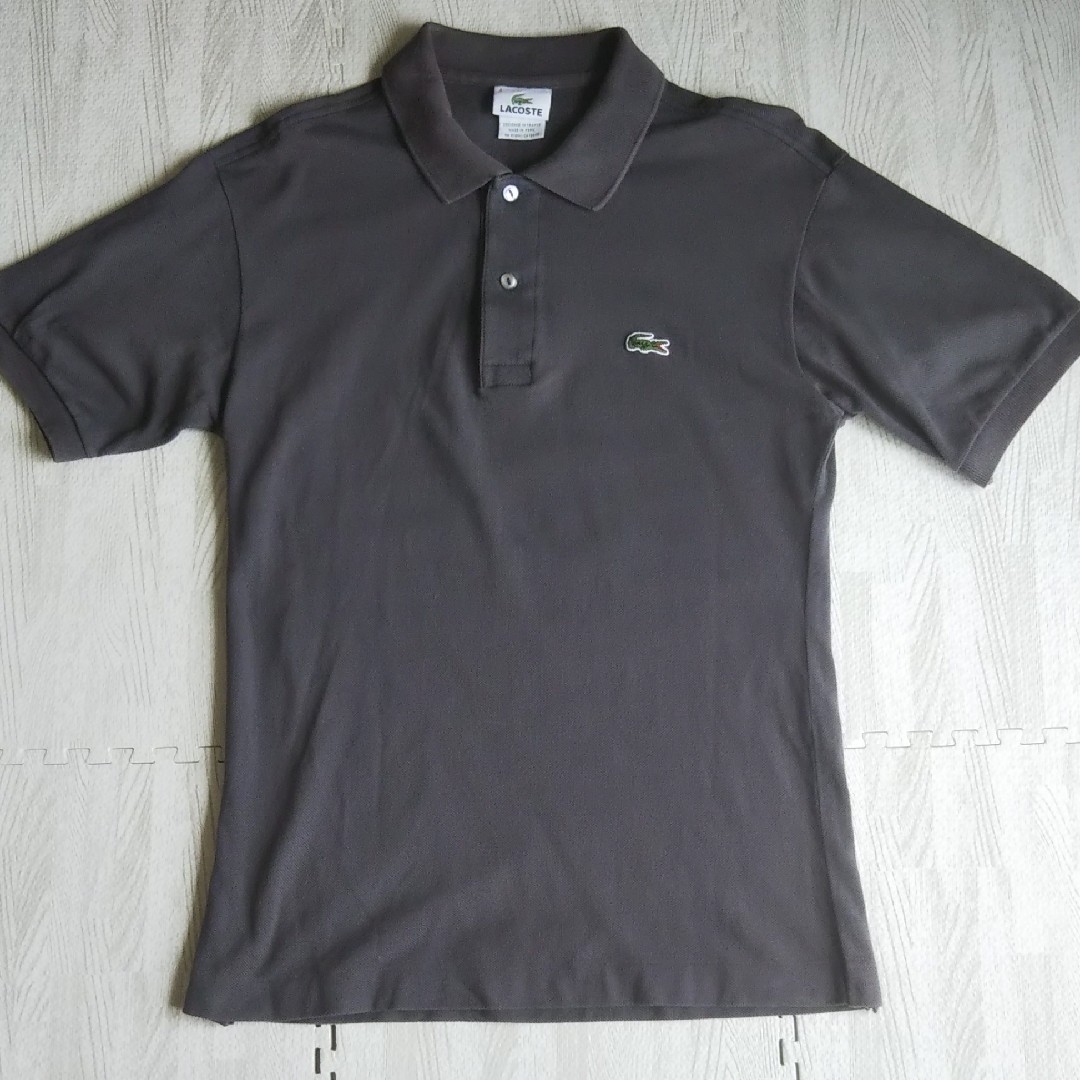 ー品販売  ラコステ - LACOSTE ポロシャツ by 訳ありの通販 Mサイズ グレー トップス