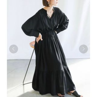 セレクトモカ(SELECT MOCA)の新品未使用select mocaボリュームギャザーワンピース(ロングワンピース/マキシワンピース)