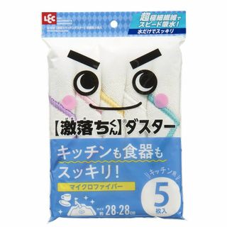 レック 激落ち ふきん キッチンダスター お徳用 5枚入 ホワイト(その他)