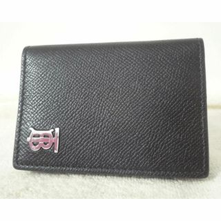 バーバリー(BURBERRY)の美品　BURBERRY　グレイニーレザー　定期入れ　名刺入れ　カードケース(名刺入れ/定期入れ)