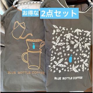 ブルーボトルコーヒー(Blue Bottle Coffee)の新品 Ball&Chain ブルーボトルコーヒー エコバッグ 2点セット M (エコバッグ)
