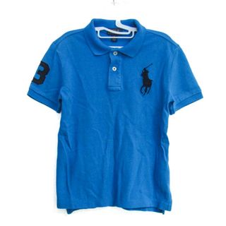 ポロラルフローレン(POLO RALPH LAUREN)のポロラルフローレン ポロシャツ 半袖 コットン ビッグポニーブランド トップス キッズ 男の子用 6サイズ ブルー POLO RALPH LAUREN(Tシャツ/カットソー)
